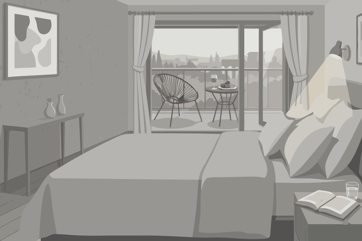 Chambre Simple - Accessible aux Personnes à Mobilité Réduite